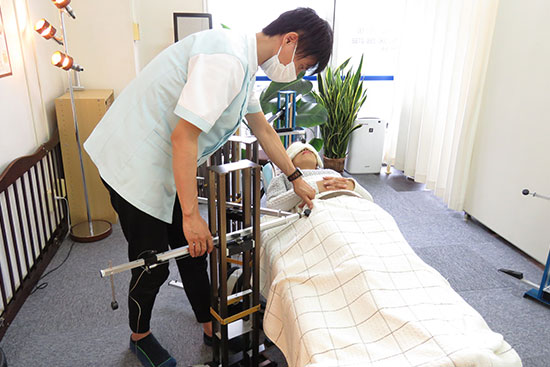 施術の様子